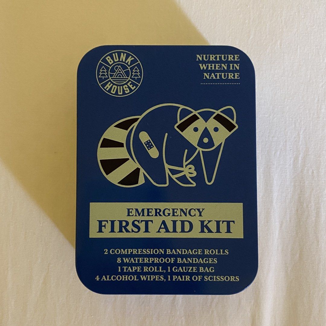 Mini First Aid Kit (Category: Sanitizers & Disinfectants) located in Mandaluyong City. Submitted by tinytrinket (Listing ID 1435918677, Image 1). Description: - never used just opened tin - purchased from True Value (march 2026) .