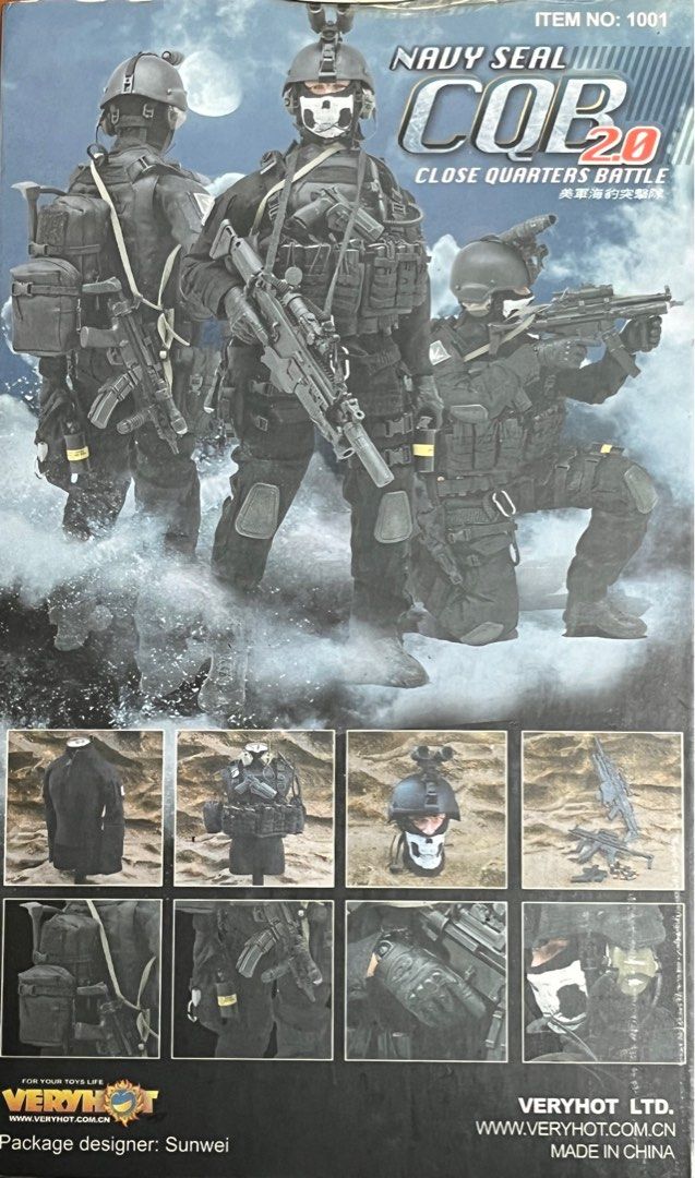 1/6 12インチ VERYHOT NAVY SFAL CQB 2.0セット B Navy Seal CQB 2.0 VH veryhot 1/6 1:6 12 figure, 玩具收藏品, 手辦及