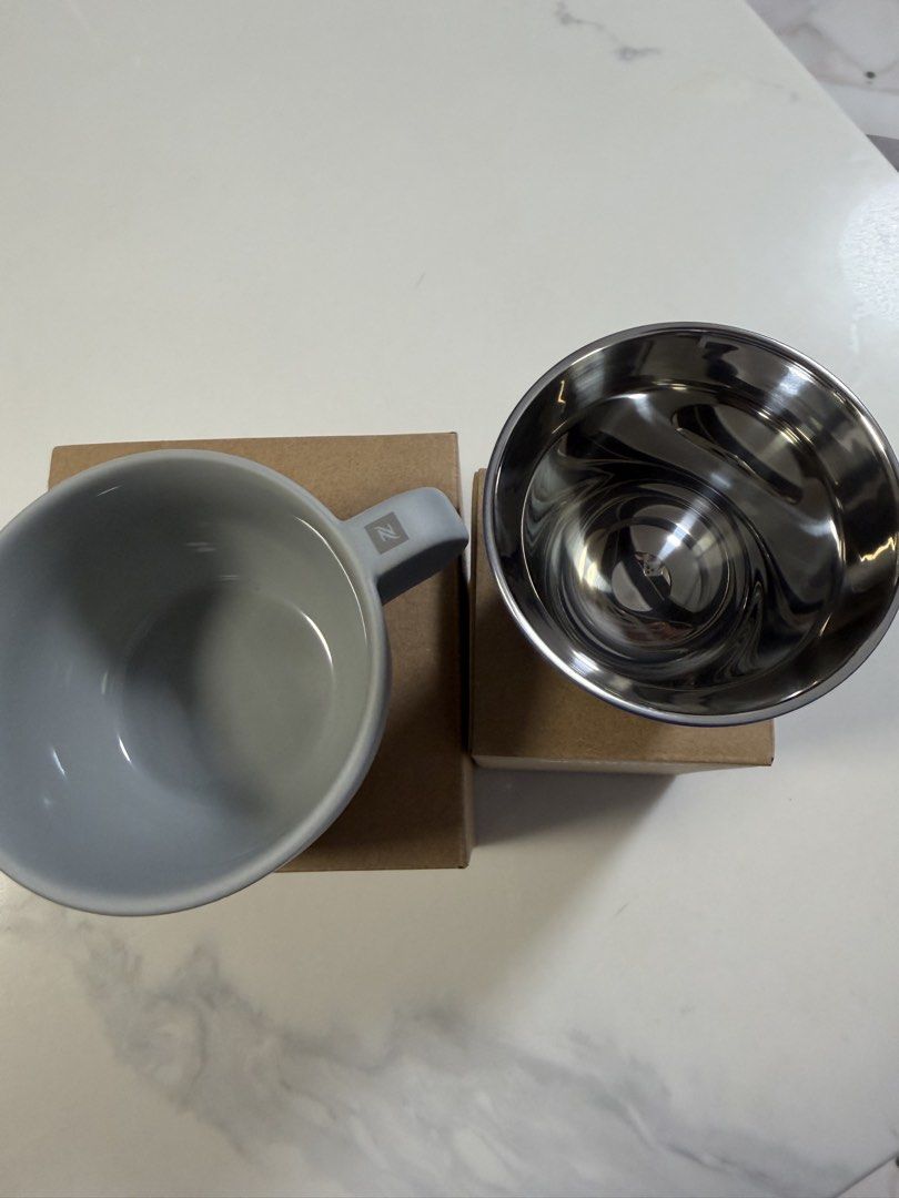 Nespresso Pixie Lungo & Ceramic Cappuccino Coffee Cup Set444868000031723521