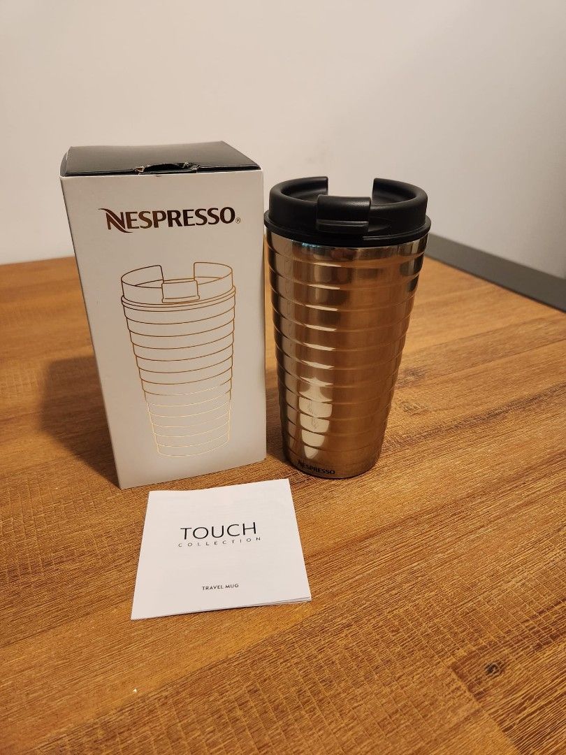 Nespresso Touch Travel Mug - rate gold edition