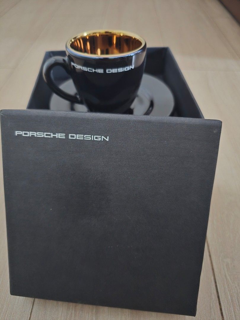 New Porsche Design Limited Edition Espresso Coffee Cup Set (Sold as a Set of 4)