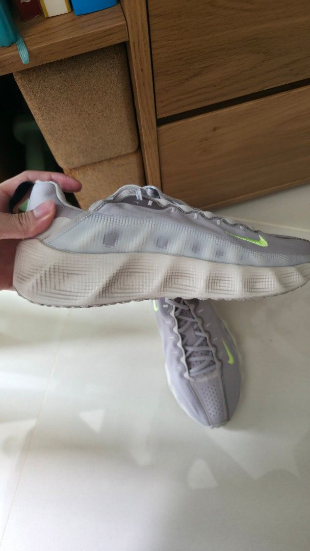 Nike Ava Rover size US Men's 9 (Category: Sneakers) located in Manila. Submitted by everythingearned (Listing ID 1435963267, Image 2). Description: - Nike Zoom Air sneakers - Color: Grey - Size: US 9, UK 8, EUR 42.5, CM 27.0 - Perforated upper design - White sole - Orange inner sole - Neon green Nike logo - Style code: DX4215-707.
