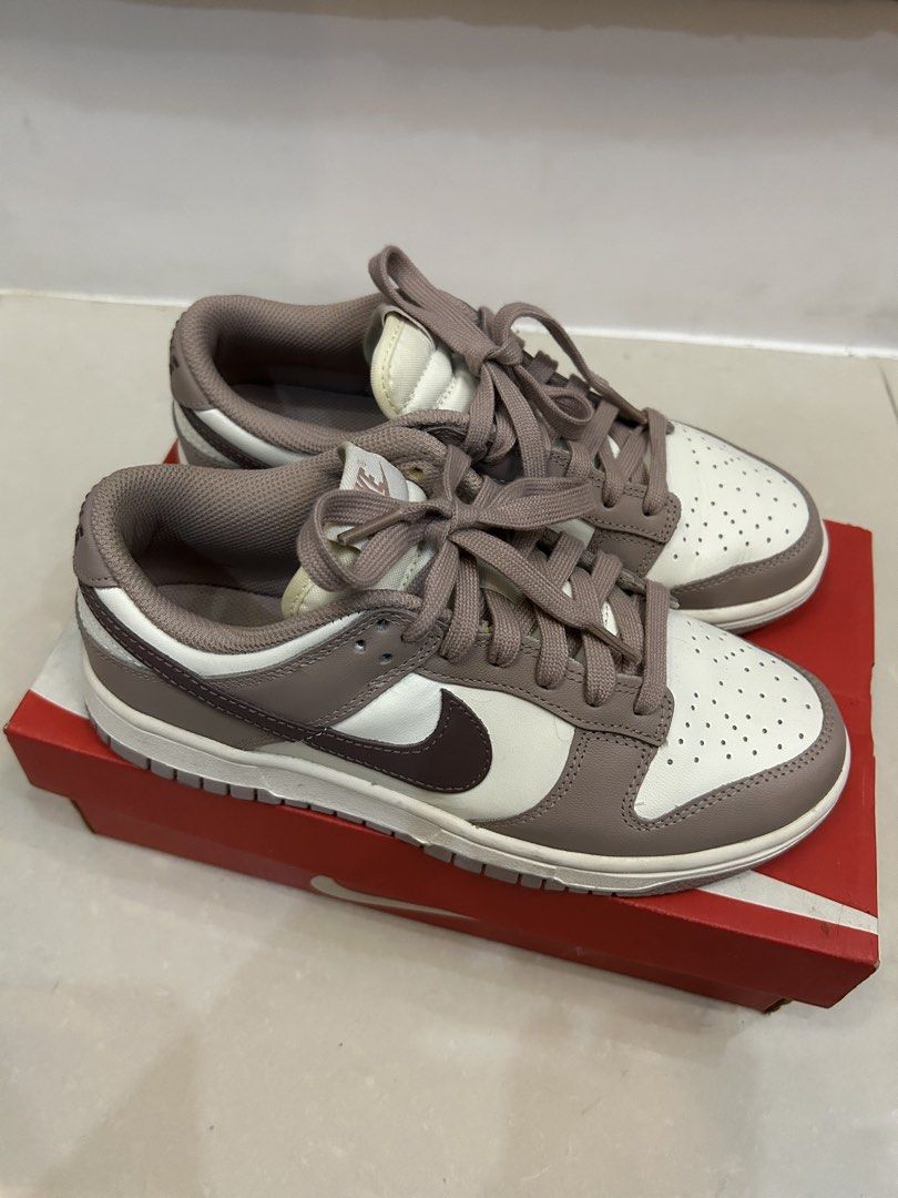 Nike Dunk Low - Women's (Category: Sneakers) located in Manila. Submitted by gwyyy_n (Listing ID 1435997650, Image 2). Description: - Nike Dunk Low sneakers - Plum Eclipse Colorway - Includes original box - US Womens 7.