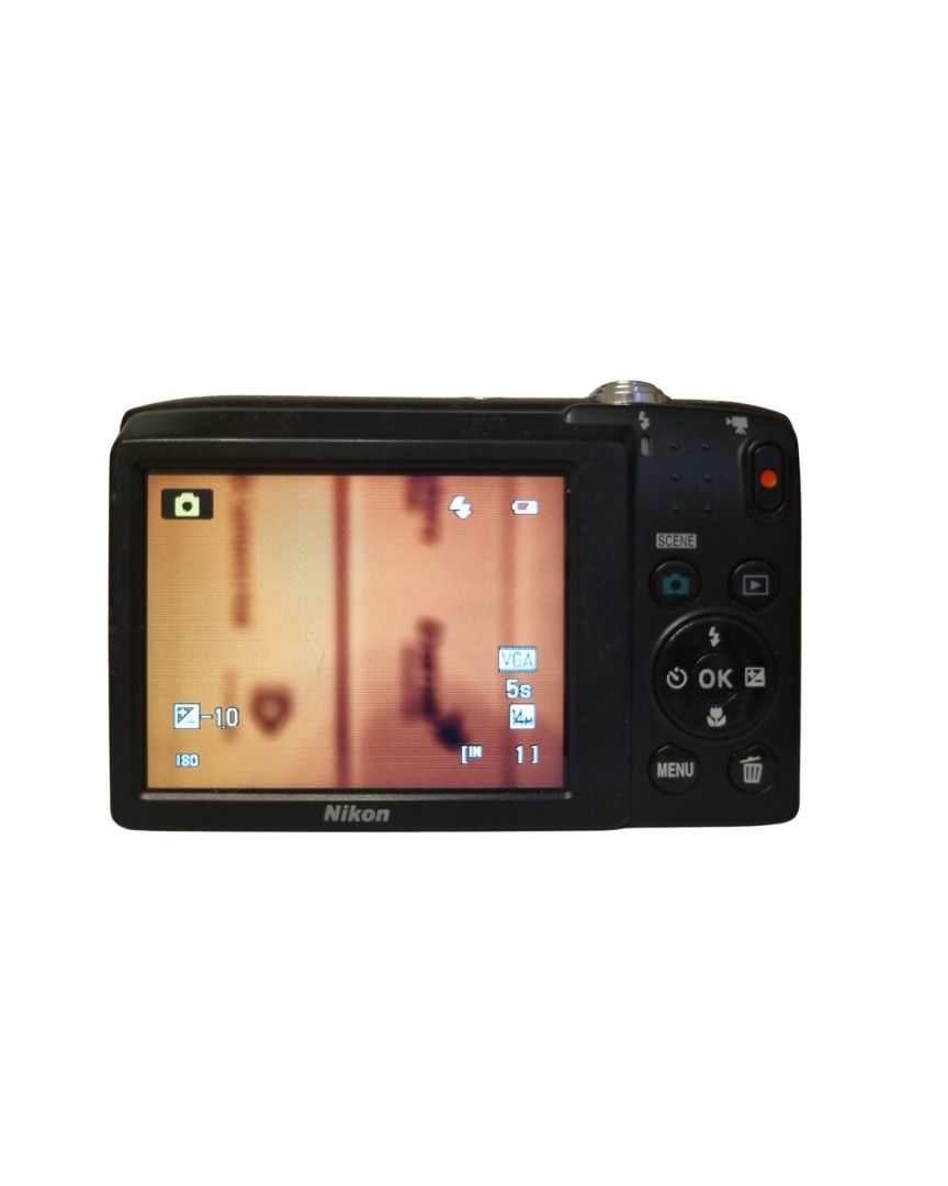 Nikon COOLPIX 2600 Digital Camera - Digi Cam (Category: Cameras) located in Manila. Submitted by nicolekol12208 (Listing ID 1436018950, Image 3). Description: WTS / LFB 📸 NIKON Coolpix 2600 (Working) • Clean body — well-maintained ✨ • Still in good working condition • Bought around 2012–2013 • Minor issues only: – Light scratches (normal wear) – Battery compartment cover is a different color (replaced from another unit) • No charger included • C