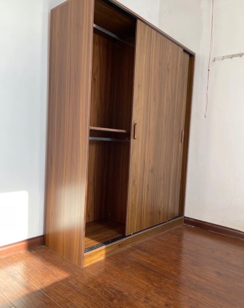 Nordic Luxury sliding wardrobe cabinet durable and sturdy wardrobe organizer 180cm simple assembly cabinet for clothes (Category: Shelves, Cabinets & Racks) located in Manila. Submitted by gentlemountain_c96ff9 (Listing ID 1435915381, Image 1). Description: Nordic Luxury sliding wardrobe cabinet durable and sturdy wardrobe organizer 180cm simple assembly cabinet for clothes.