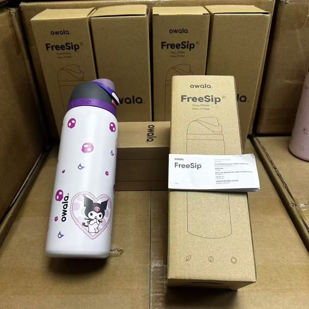 Owala FreeSip Kuromi Water Bottle, Furniture & Home Living
