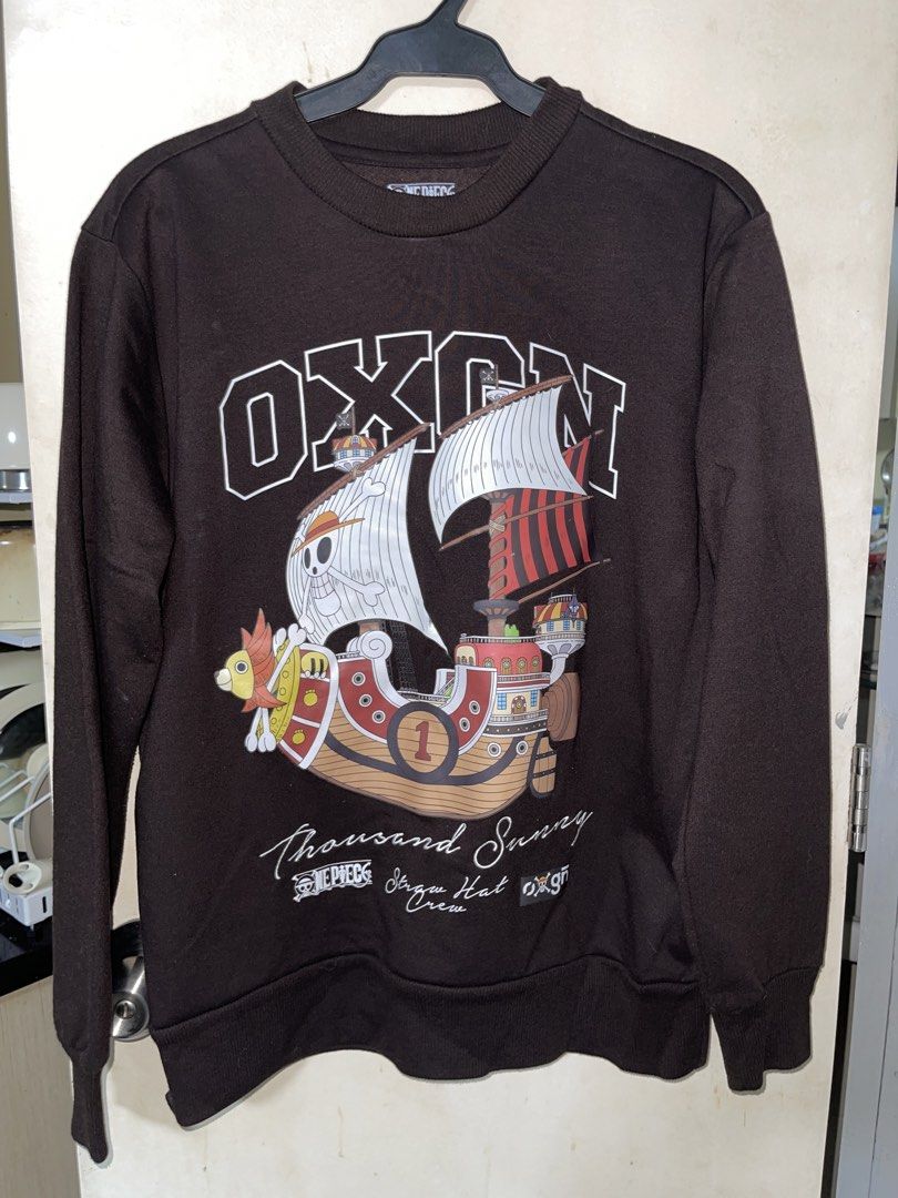 Oxgn - One Piece Thousand Sunny sweater (medium) (Category: Coats, Jackets and Outerwear) located in Pasig City. Submitted by tjrys (Listing ID 1435995104, Image 1). Description: .