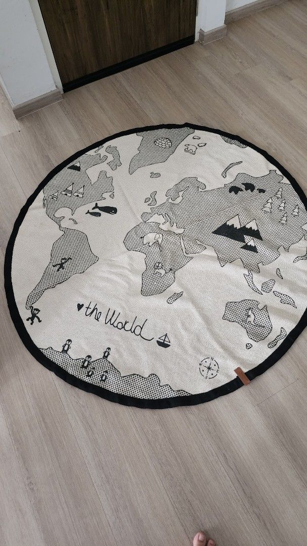 OYOY World Map Rug