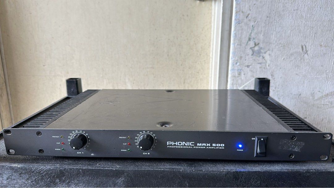 Phonic MAX 500 Professional Power Amplifier, Audio, Soundbars