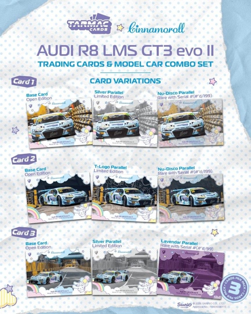 Cinnamoroll Racing PO | Tarmac Works Audi R8 LMS GT3 Cinnamoroll, Toys & Collectibles ...