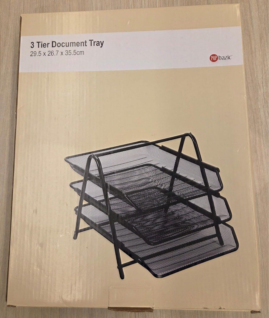 Pop Basic 3-Tier Document Tray445118204347033600