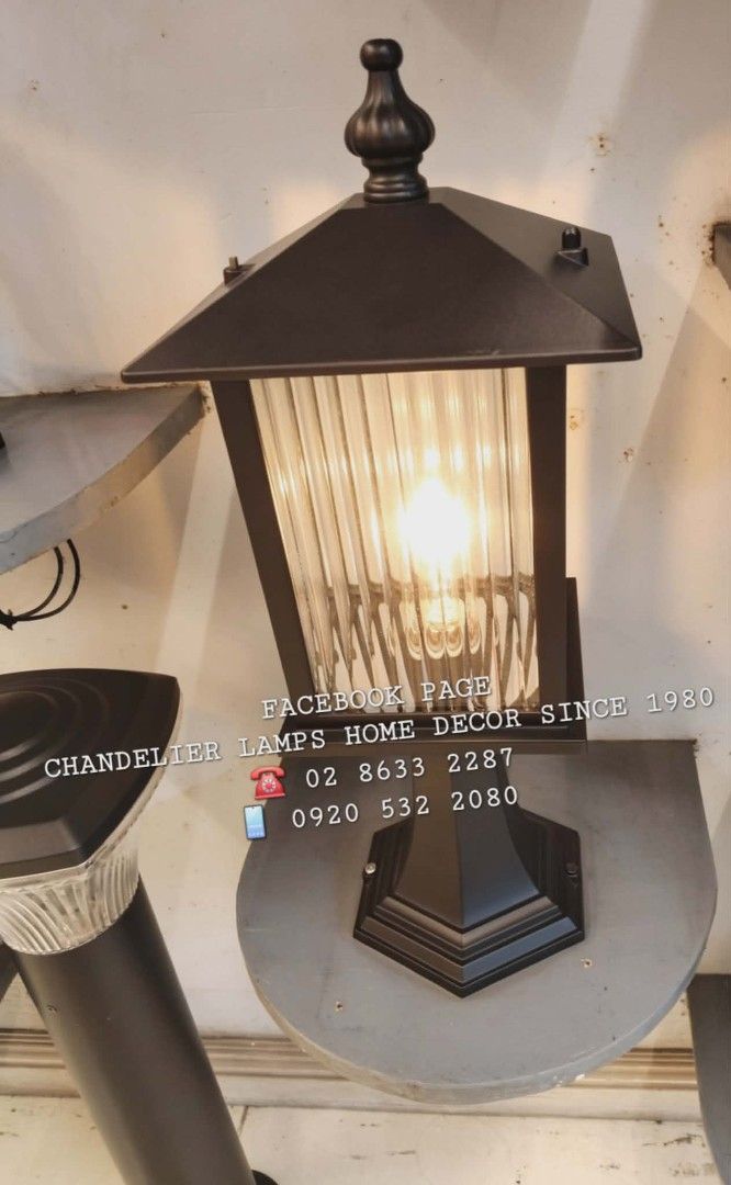 Post lamp back in stocks (Category: Lighting) located in Manila. Submitted by aranyailawan (Listing ID 1435975781, Image 1). Description: 🪬🧿 COLLECTING ORDERS🧿🪬 SAME DAY DELIVERY SHIPPING We're now open to serve you DESIGN ORDER NAME ADDRESS LANDMARK CELLPHONE NUMBERC.O.D Metro Manila only W/ delivery fee PAYMENT FIRST Province Area W/ Shipping fee FACEBOOK PAGE Chandelier Lamps Home Decor Since 1980 ☎️ 02 8633 2287 📱0920 532 2080#ModernChan