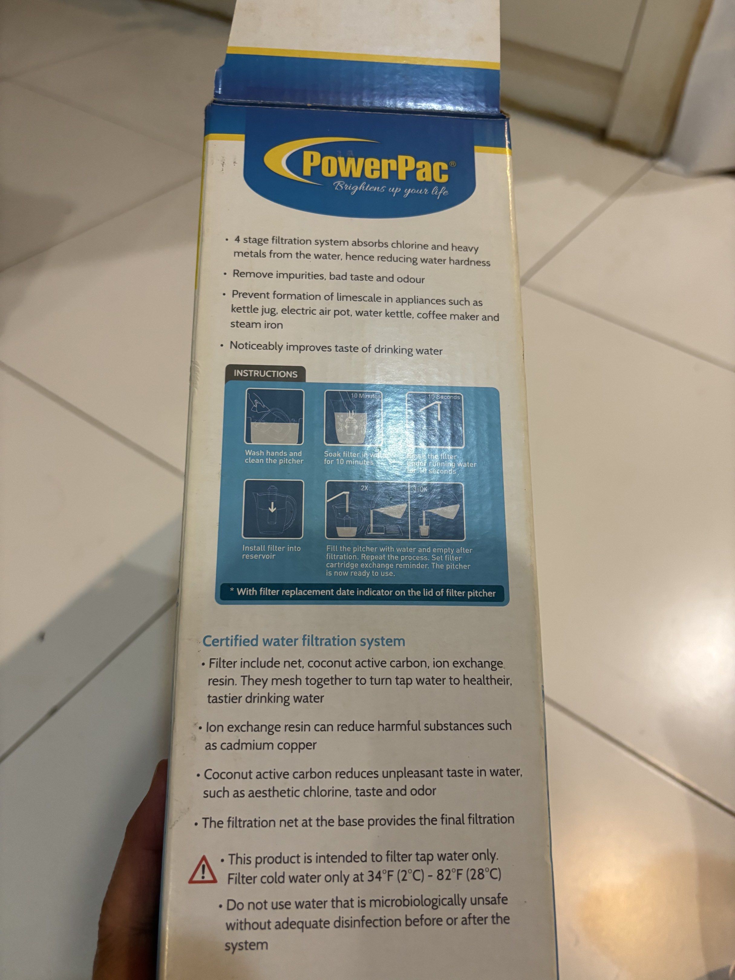 PowerPac Water Filter Pitcher - 7 Cups444751492405667842