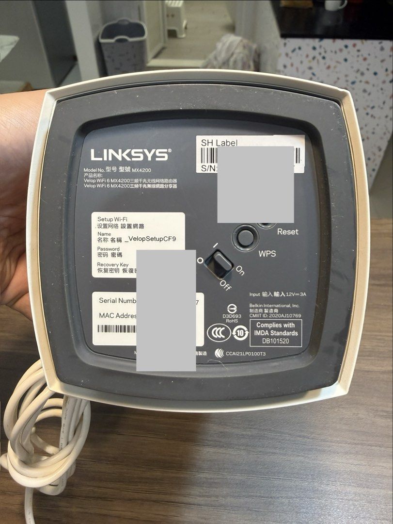 Preowned Linksys MX4200 Mesh WiFi Router445051807854776321