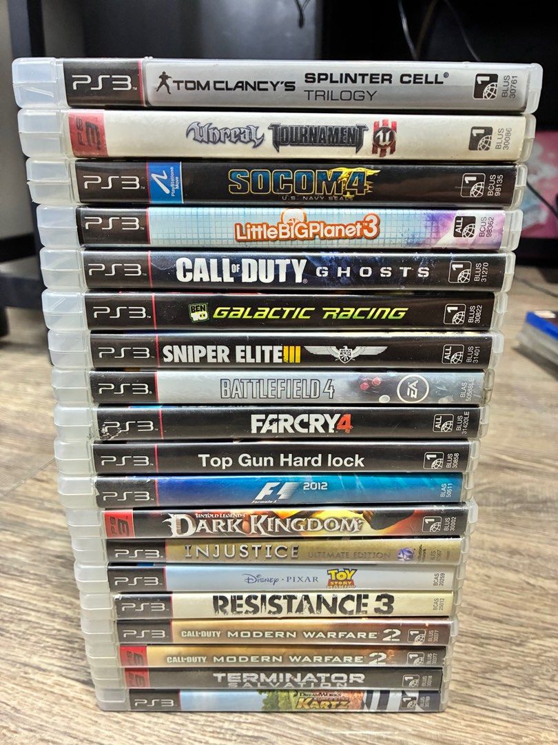 PS3 Video Games (Category: PlayStation) located in Quezon City. Submitted by rgsph140 (Listing ID 1436083842, Image 2). Description: For Sale 🎮 Used Game ! All Working Tested 💯 Item Description: Playstation 3 Games Pricelist: 450-Far Cry 4 Limited Edition (All Region) 350 each-Call of duty modern warfare 2 (R1) 350-Battlefield 4 (R3) 500-Sniper elite 3 (All Region) 750-Ben10 galactic racing (R1) 350-Call of duty ghost (R1) 700-Little Big Planet