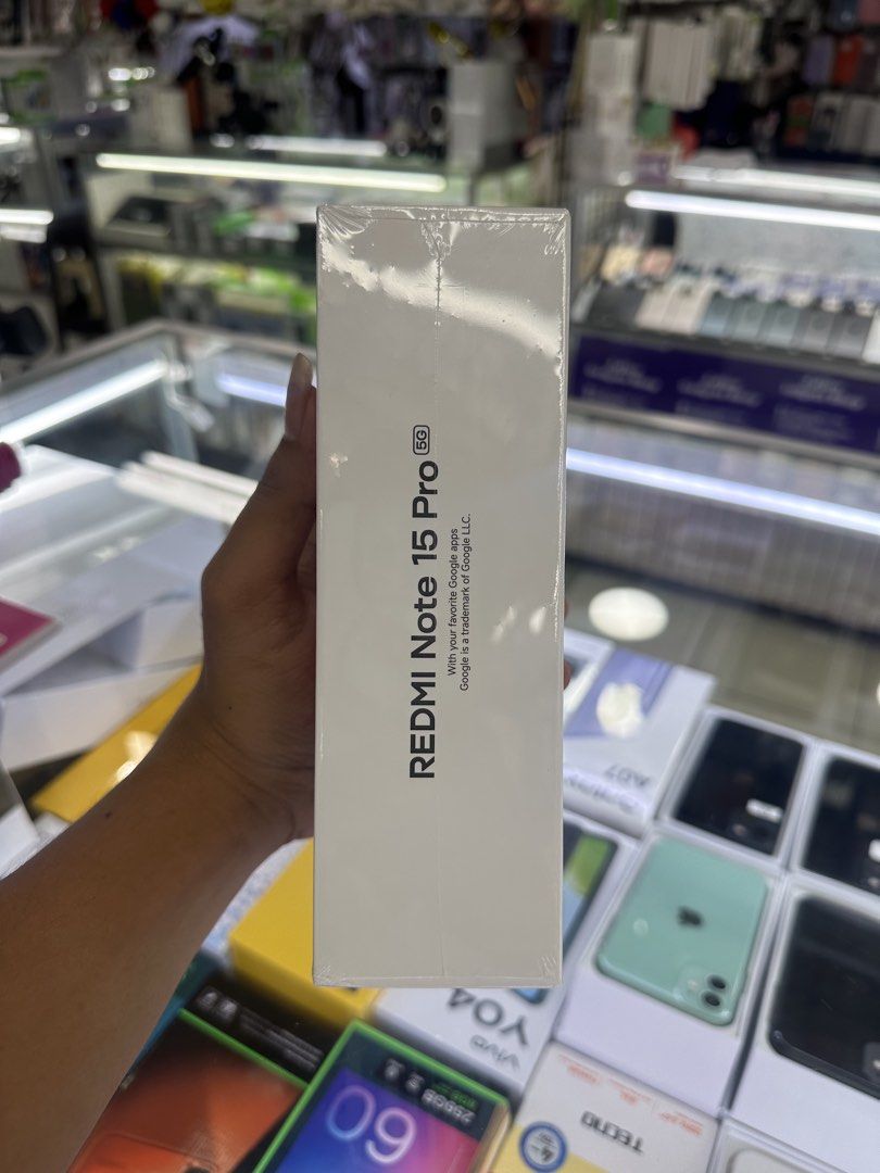 REDMI NOTE 15 PRO 5G 8/256GB (Category: Xiaomi) located in Manila. Submitted by alinortaut09995 (Listing ID 1435978137, Image 2). Description: Redmi Note 15 Pro 5G (8/256GB) – Brand New Sealed 📱 8GB RAM / 256GB Storage ⚡ 5G Ready 🎨 Color: Mist Purple 📦 Brandnew Sealed 🔓 Openline (all networks) 🛡️ With 1 Year Warranty 💰 Selling Price: ₱18,800 🔄 Open for swap (lower unit + cash, depende sa offer) 📍 Available sa physical store Greenhills, 2n