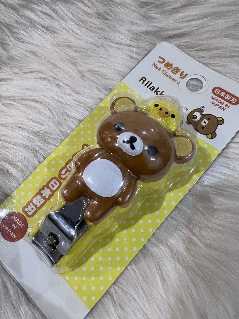 Rilakkuma Nail Clippers (Category: Hands & Nails) located in Quezon City. Submitted by eolshop (Listing ID 1436057803, Image 2). Description: Rilakkuma Nail Clippers San-X Japan Made in Japan Brand New .