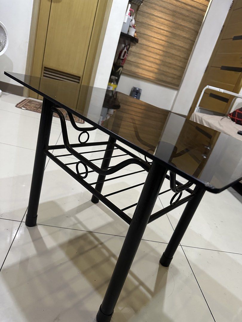 Rush Sale!!!! Pre-Loved Side Table (Category: Tables & Sets) located in Quezon City. Submitted by khaleesitargaryen_08 (Listing ID 1435924183, Image 1). Description: Rush Sale!!!! Pre-Loved Side Table 18in. x 24in. x 18in. Tandang Sora corner Mindanao Ave. QC Issue: Chipped corner as shown in photo.