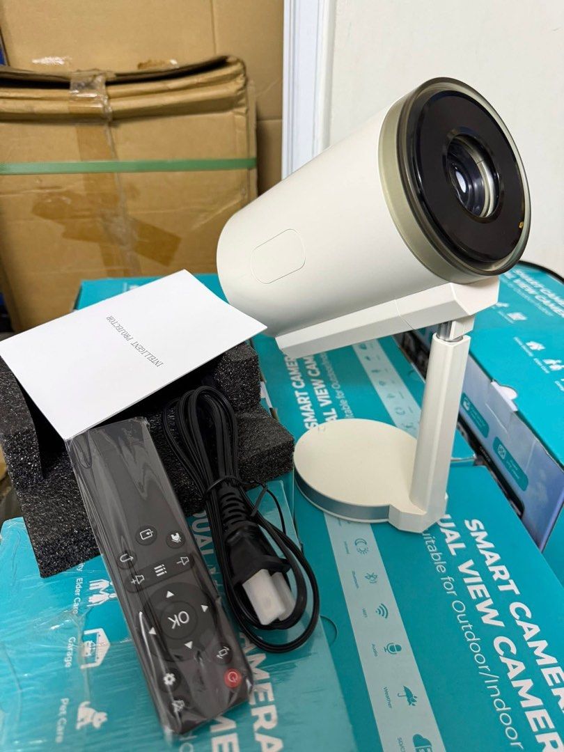 Smart Projector (Category: Projectors) located in Cavite. Submitted by tifanny.goods (Listing ID 1436009437, Image 2). Description: Projector used twice only. May wifi na din and apps like youtube and netflix 👌.