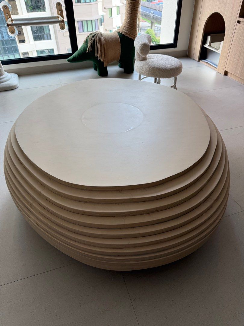 Solid wood coffee table