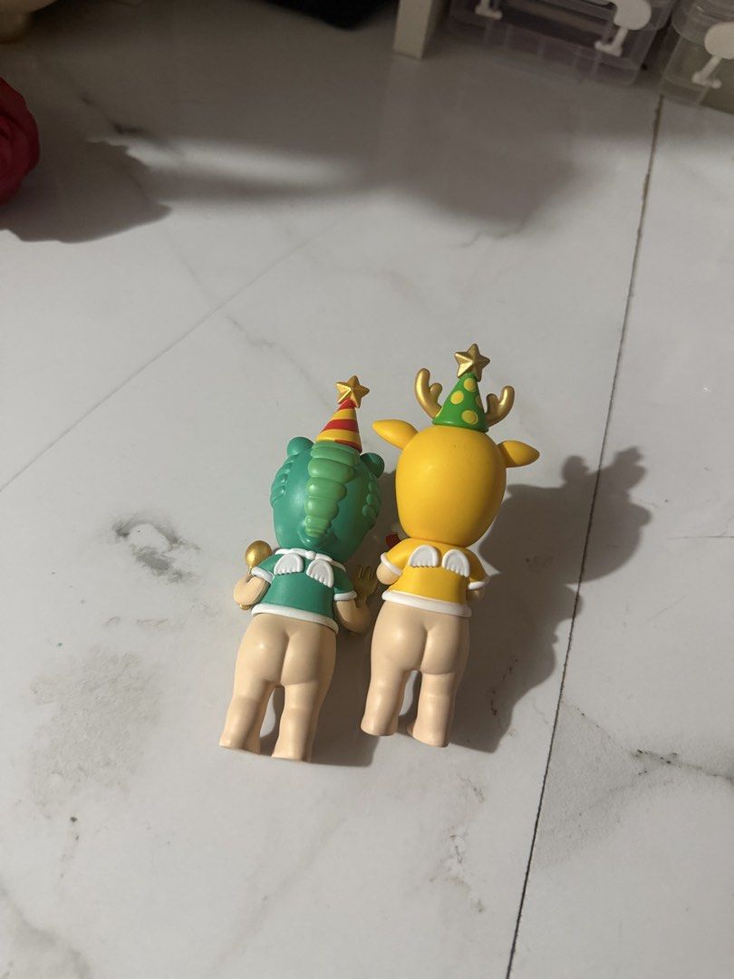 Sonny Angel Christmas Series Figurines (Category: Designer & Blind Box Toys) located in Manila. Submitted by rubyjanesdy (Listing ID 1435981531, Image 2). Description: - condition: like new — naka display lang po sya sa room ko ₱600 each - availability: shown in the pictures :)) - original po lahat, all bought from fullybooked! - mod: lalamove or lbc - mop: gcash or maya - loc: metro manila.