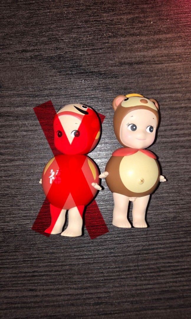 SONNY ANGEL Good Luck Series (Category: Toys & Games) located in Manila. Submitted by valentinepreloved (Listing ID 1436047606, Image 1). Description: RFS: Urgent need of funds - Figure only - ORIGINAL , bought from fullybooked - Can be bought as a pair or individually just dm.
