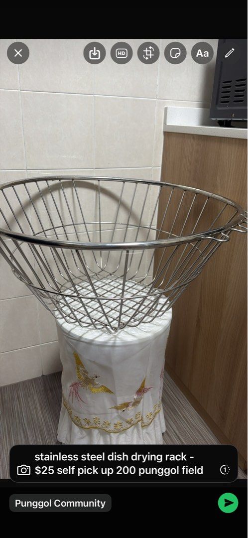 Stainless Steel Dish Drying Rack - $25444759384912056320