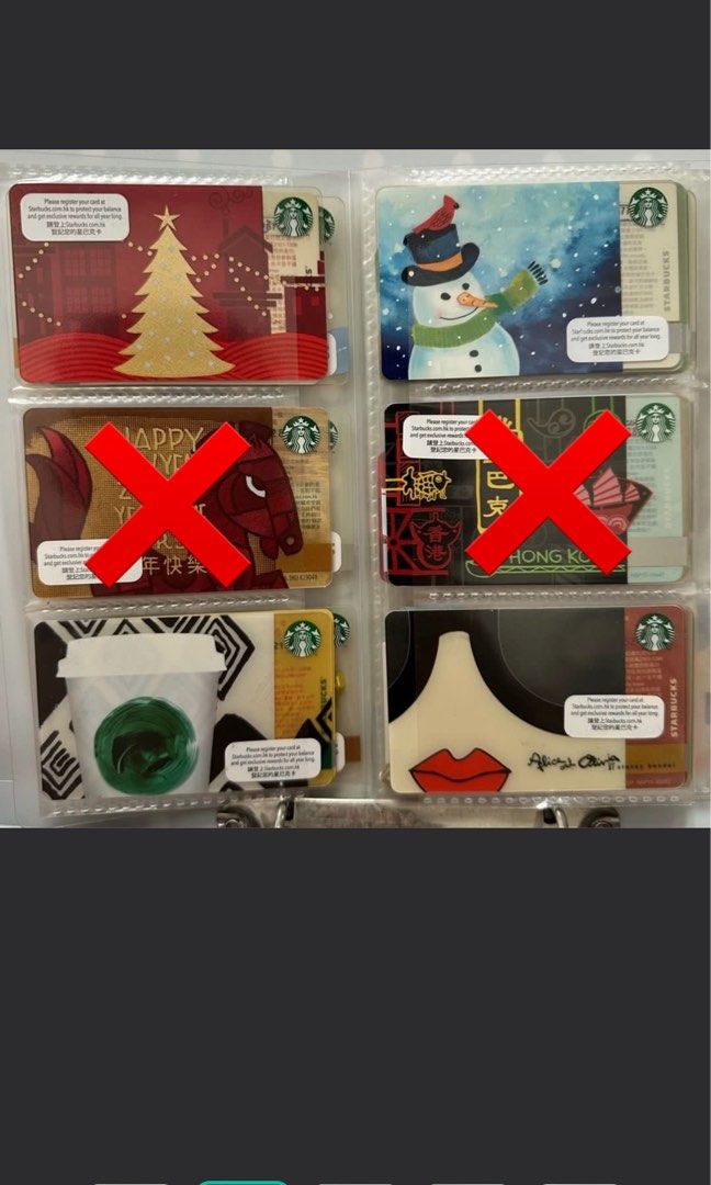 Starbucks Gift Card Collection （分類：禮品卡、印花）位於 Hong Kong。 由 tonytonnnny 提交（商品編號 1435108099，圖片 2）。簡介： 放 Starbucks card ，卡背 code 已刮。