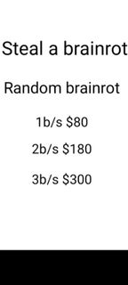 Steal a brainrot random brainrot452809839881768960