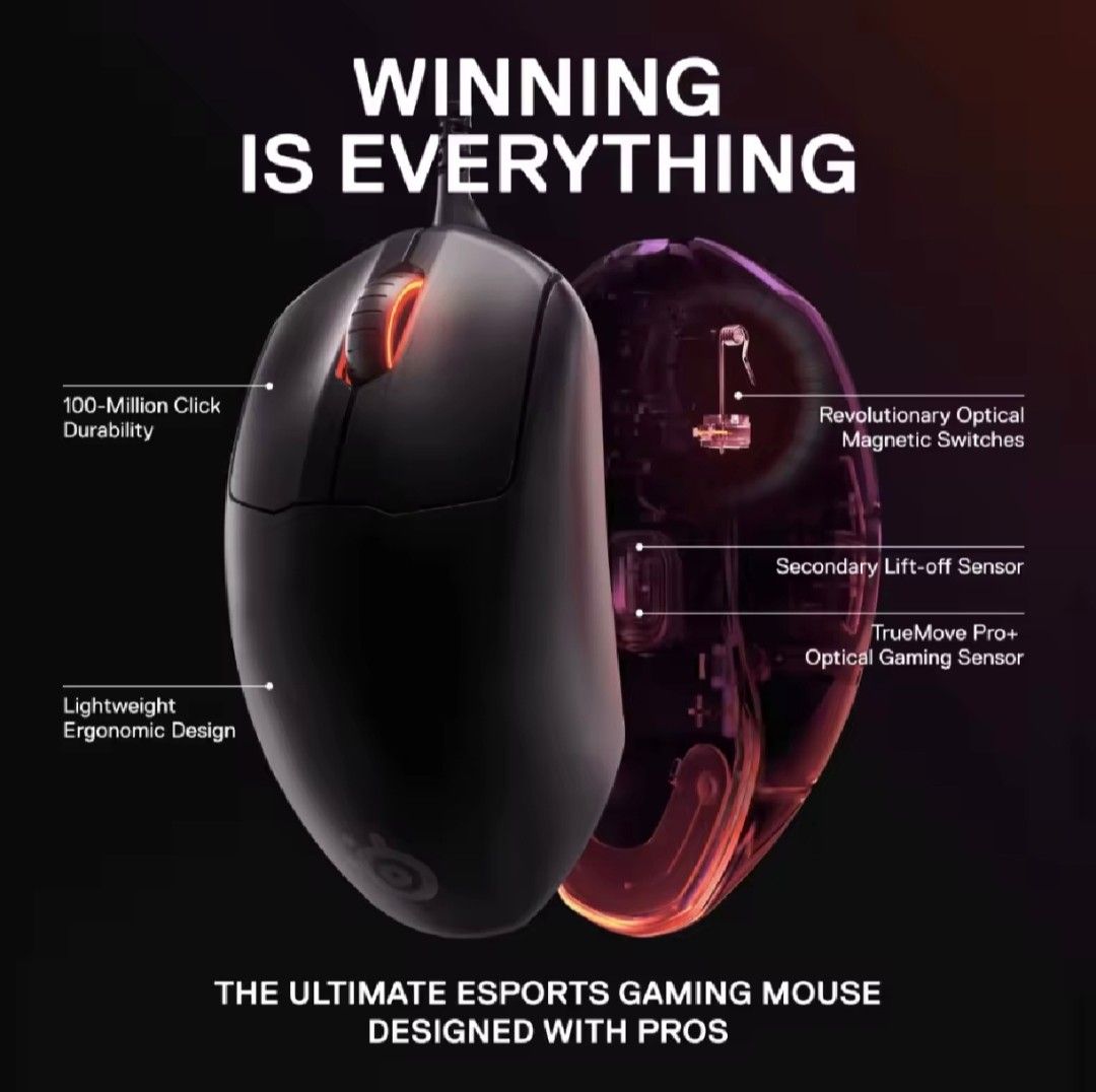 SteelSeries Prime Wired Gaming Mouse445055335054725121