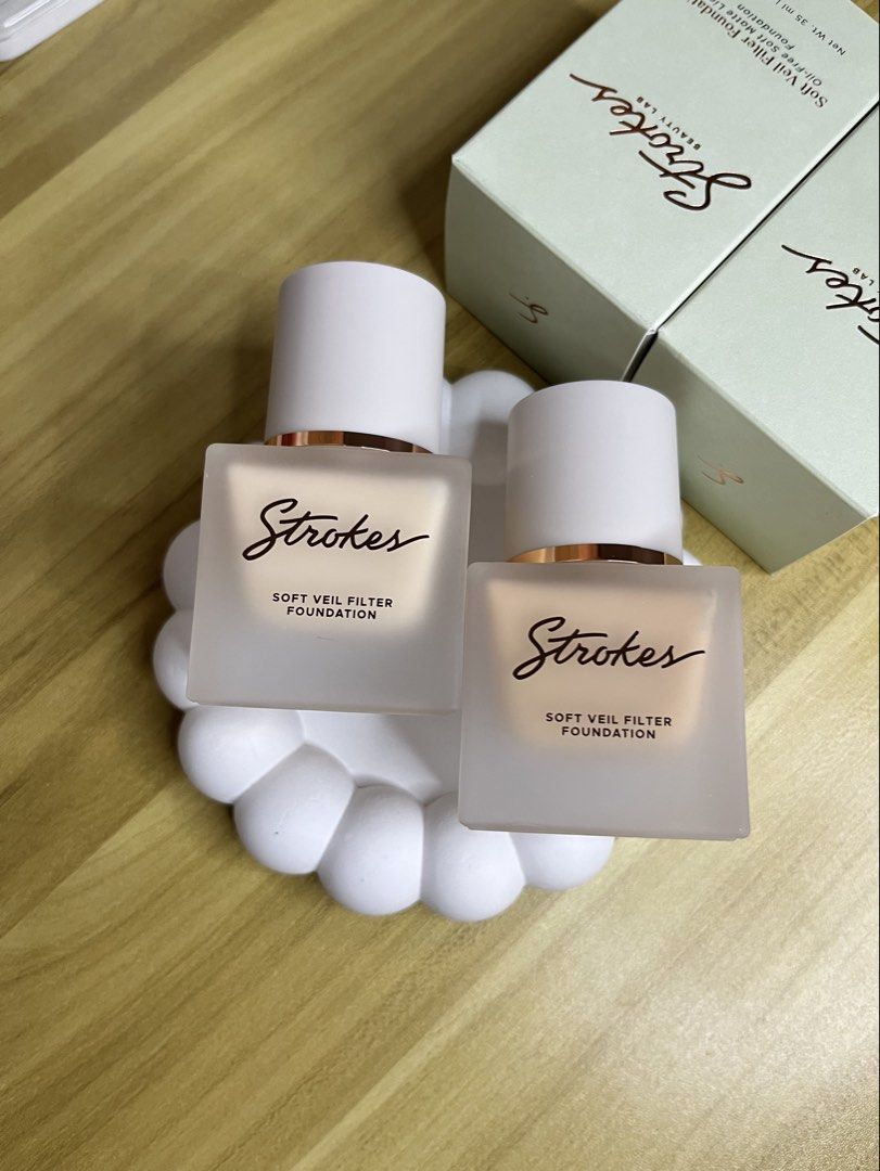 Strokes Soft Veil Filter Foundation (Category: Makeup) located in Quezon City. Submitted by kiminm (Listing ID 1435972173, Image 1). Description: Shades: Light Warm Fair Warm ❌ ➜ Brand New ➜ Can Ship Via Lalamove, Jnt, Grab, or Meet Up sa Malapit ➜ Sauyo, Quezon City Location ➜ MOP: Gcash.