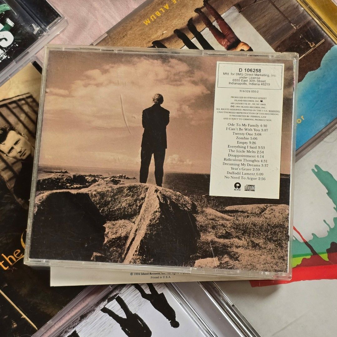 The Cranberries NO NEED TO ARGUE CD (Category: CDs & DVDs) located in Katipunan. Submitted by fhebnadela (Listing ID 1435983788, Image 2). Description: .