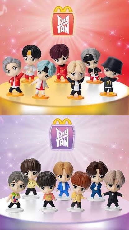 Tiny Tan McDonald's Happy Meal Toys (Category: Designer & Blind Box Toys) located in Caloocan City. Submitted by ms.aphrodite (Listing ID 1435946738, Image 3). Description: Complete set: ₱1,000 per set Selling as SET ONLY! RFS: Quitting/Decluttering .