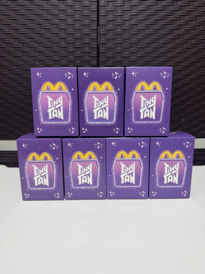 Tiny Tan McDonald's Happy Meal Toys (Category: Designer & Blind Box Toys) located in Caloocan City. Submitted by ms.aphrodite (Listing ID 1435946738, Image 2). Description: Complete set: ₱1,000 per set Selling as SET ONLY! RFS: Quitting/Decluttering .