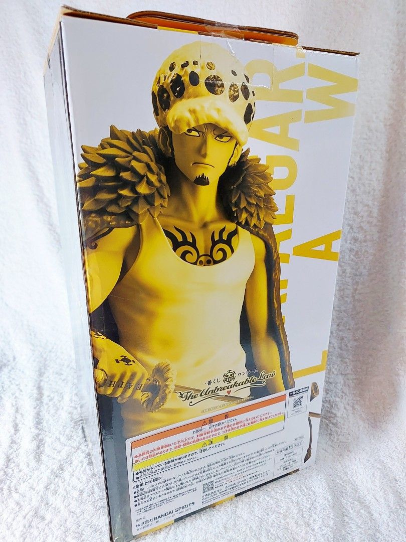 Trafalgar Law figure One Piece Masterlise Prize A Ichiban Kuji The Unbreakable Law Bandai Namco (Category: Figurines & Statues) located in Antipolo. Submitted by sai.bns (Listing ID 1435925167, Image 3). Description: Size: Approximately 25 cm (9.8 inches).