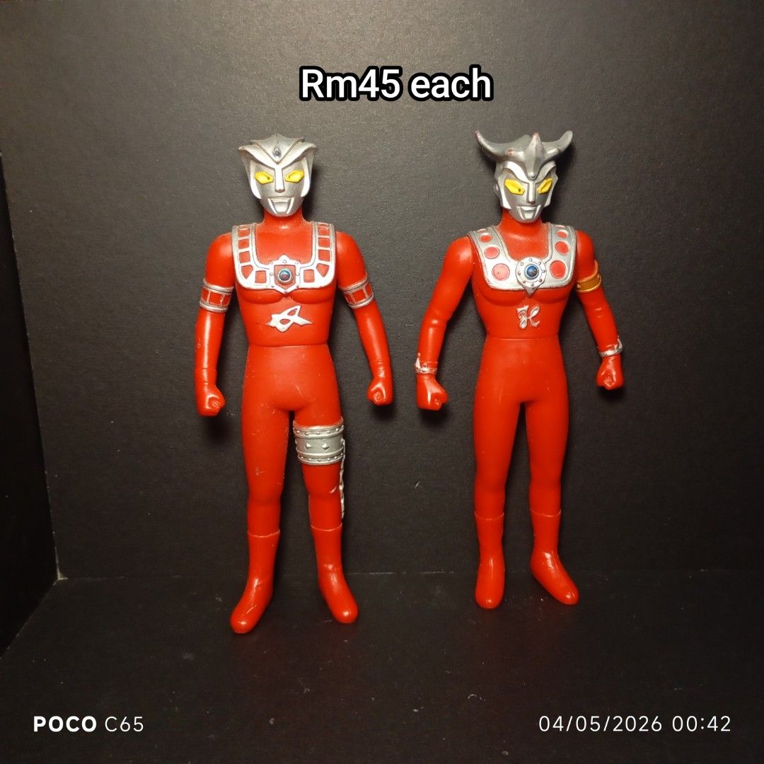 Ultraman Sofubi (Category: Toys & Games) located in Johor Bahru. Submitted by izu_collection (Listing ID 1435993181, Image 1). Description: WTS ✨ SOFUBI ULTRAMAN 6.5 HARGA TERMASUK POSTAGE ✅ AMIK BNYK DAPAT DISCOUNT AND FREE POSTAGE ✅✨.