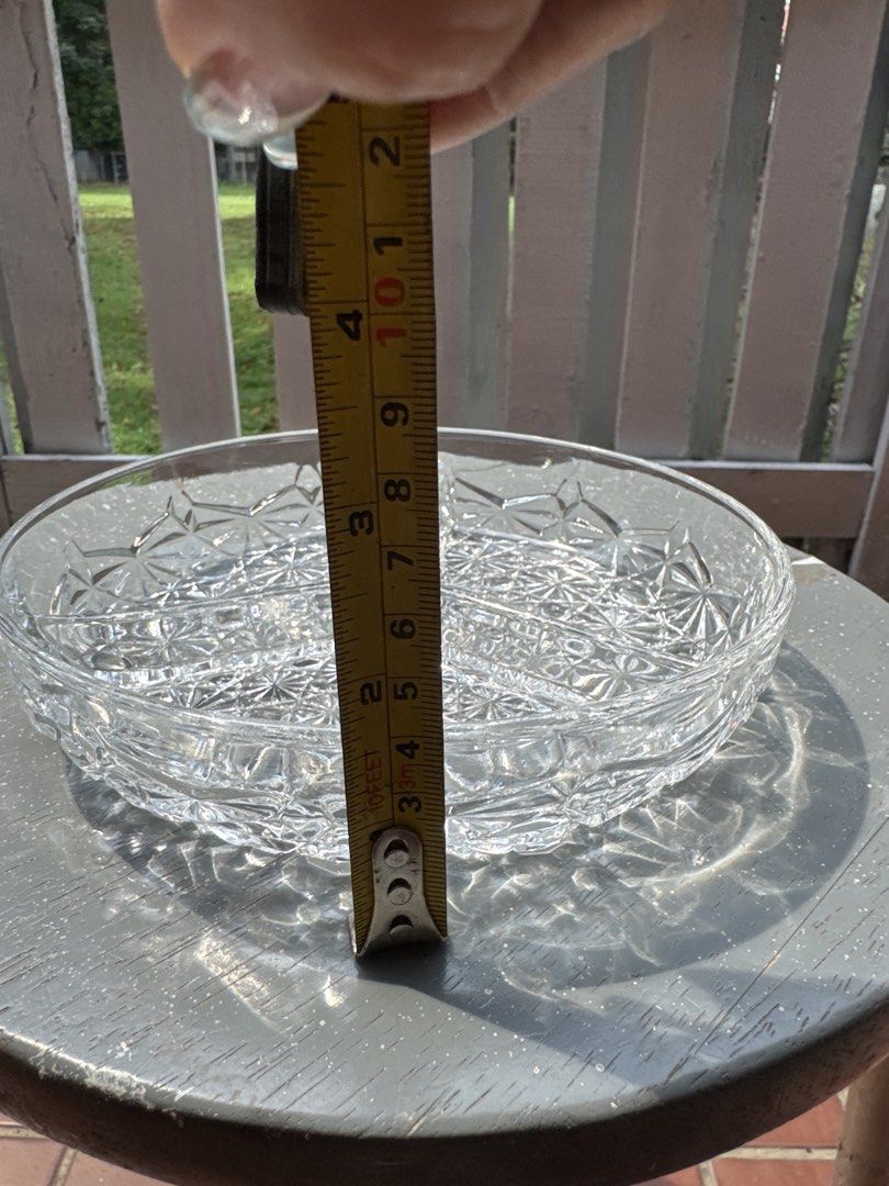 Vintage Crystal Divided Serving Dish444751500522311683