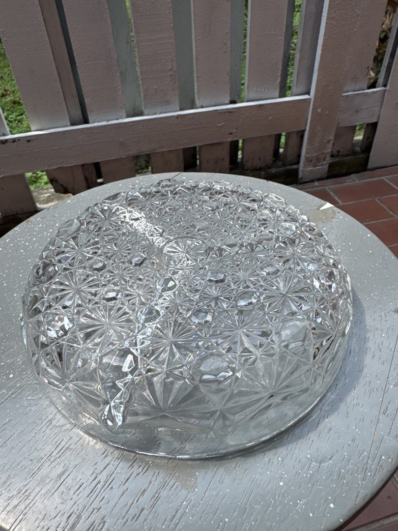 Vintage Crystal Divided Serving Dish444751500522311681