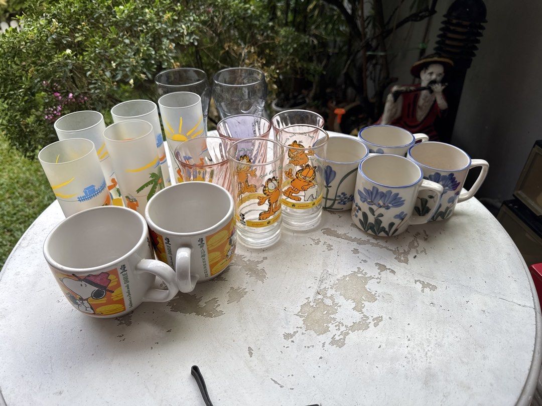 Vintage Glassware and Mug Collection