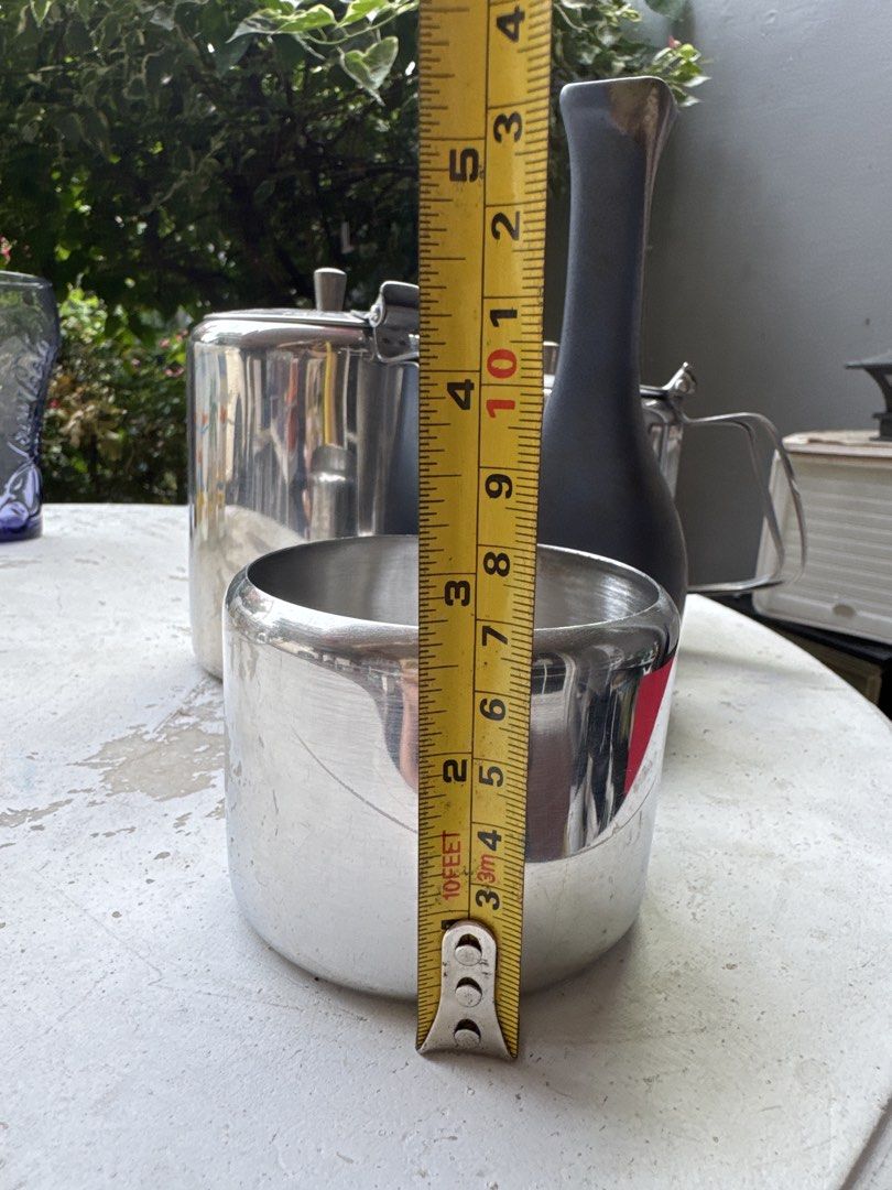 Vintage Stainless Steel Tea Set444868001185157128