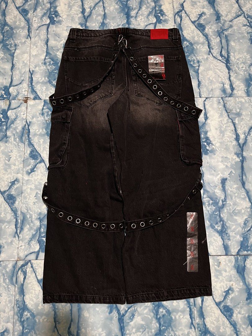 Vitriol Void Strap Pants (Tripp NYC Alternative) (Category: Jeans) located in Cagayan de Oro. Submitted by yuichinnie (Listing ID 1436074810, Image 2). Description: Vitriol Void Strap (Tripp Nyc Alternative) Waist: 36 Length: 41 Thigh: 15 Hem: 11.5 Price: 2500.