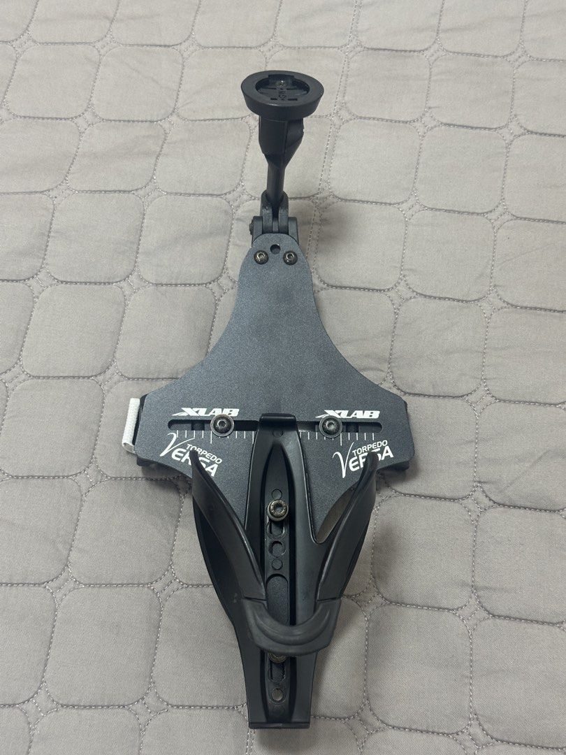 XLAB Torpedo Versa 200 Baseplate Only with Bottle Cage (Category: Bicycles) located in Rizal. Submitted by jbcgoods (Listing ID 1435971249, Image 1). Description: - XLAB Torpedo Versa 200 base plate with bottle cage only - Includes bike computer mount - Comes with one bottle cage - Adjustable for a custom fit - Designed for optimal aerodynamics - Compatible with road and triathlon bikes - All visible components included.