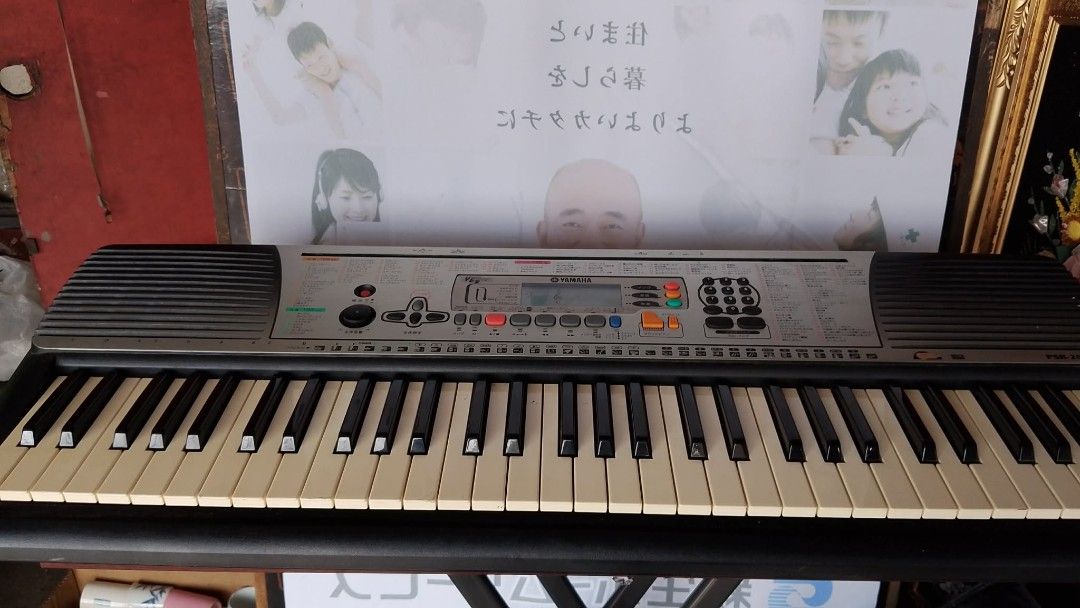 Yamaha PSR-201 Keyboard (Category: Musical Instruments) located in Quezon City. Submitted by jpnvintageonline (Listing ID 1435932292, Image 1). Description: - Yamaha PSR-201 keyboard - Multiple keys and function buttons - Digital display - Built-in speakers - Stylish black and silver color scheme - Classic white and black keys .