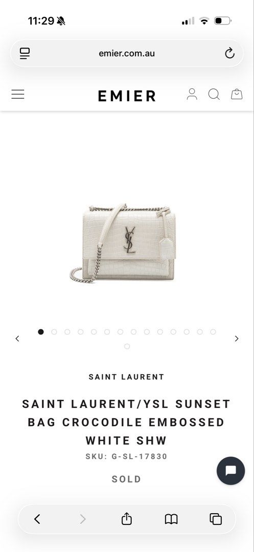 YSL SUNSET MINI BAG (Category: Luxury Bags & Wallets) located in Zamboanga. Submitted by closet.purrge (Listing ID 1435938286, Image 1). Description: Pls dm for photos.