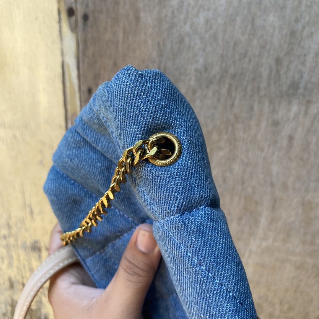 Yves Saint Lauren Denim Bag (Category: Luxury Bags & Wallets) located in Iloilo. Submitted by .dresshttps (Listing ID 1435953372, Image 2). Description: Rank A Excellent Sign of used No major flaw.