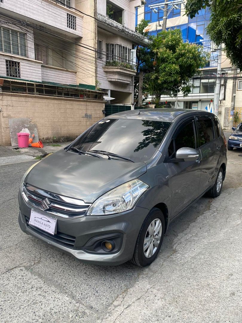 2018 Suzuki Ertiga 1.4L GL (Category: Used Cars) located in Pasig City. Submitted by mad_cars (Listing ID 1436185357, Image 2). Description: 2018 SUZUKI ERTIGA 1.4L GL GAS AUTOMATIC TRANSMISSION ₱450,000 Gray 2 ending plate 79tkms mileage Automatic Transmission 1.4L Gasoline Engine Third-Row Access for Easy Entry Manual Air Conditioning By the way, my name is SIR DAVID. Please look for me when you are here. I'll be the one to assist you po :) Add
