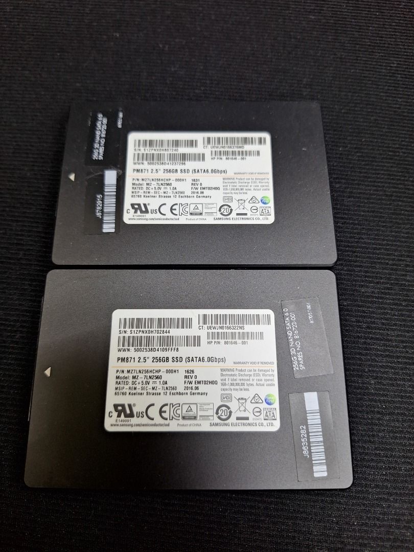 256GB SSD x 2 pieces445419863965716480