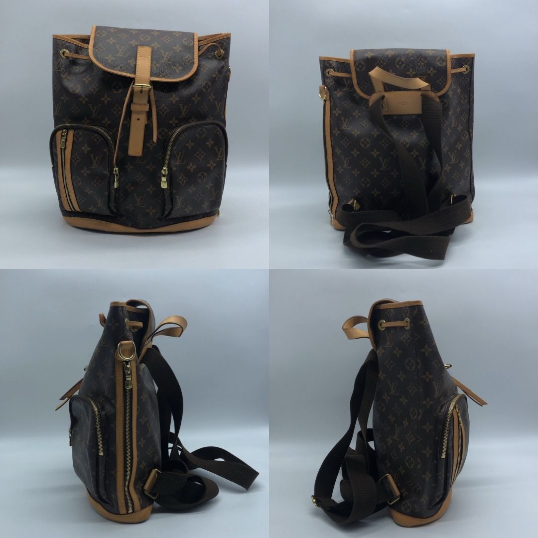 267003890 LOUIS VUITTON BAG MONOGRAM M40107 BOSPHORE BACKPACK (Category: Luxury Bags & Wallets) located in Taguig. Submitted by ecoring.ph (Listing ID 1436148933, Image 2). Description: ◆CONDITION: B- ◆DESCRIPTIONS: (Other defects/info:) OUTER: The body of the bag is scratched, scuffed, stained, dirty, has press marks, and shows signs of use. The bottom and bottom corners of the bag are also scratched, scuffed, stained, dirty, have press marks, a