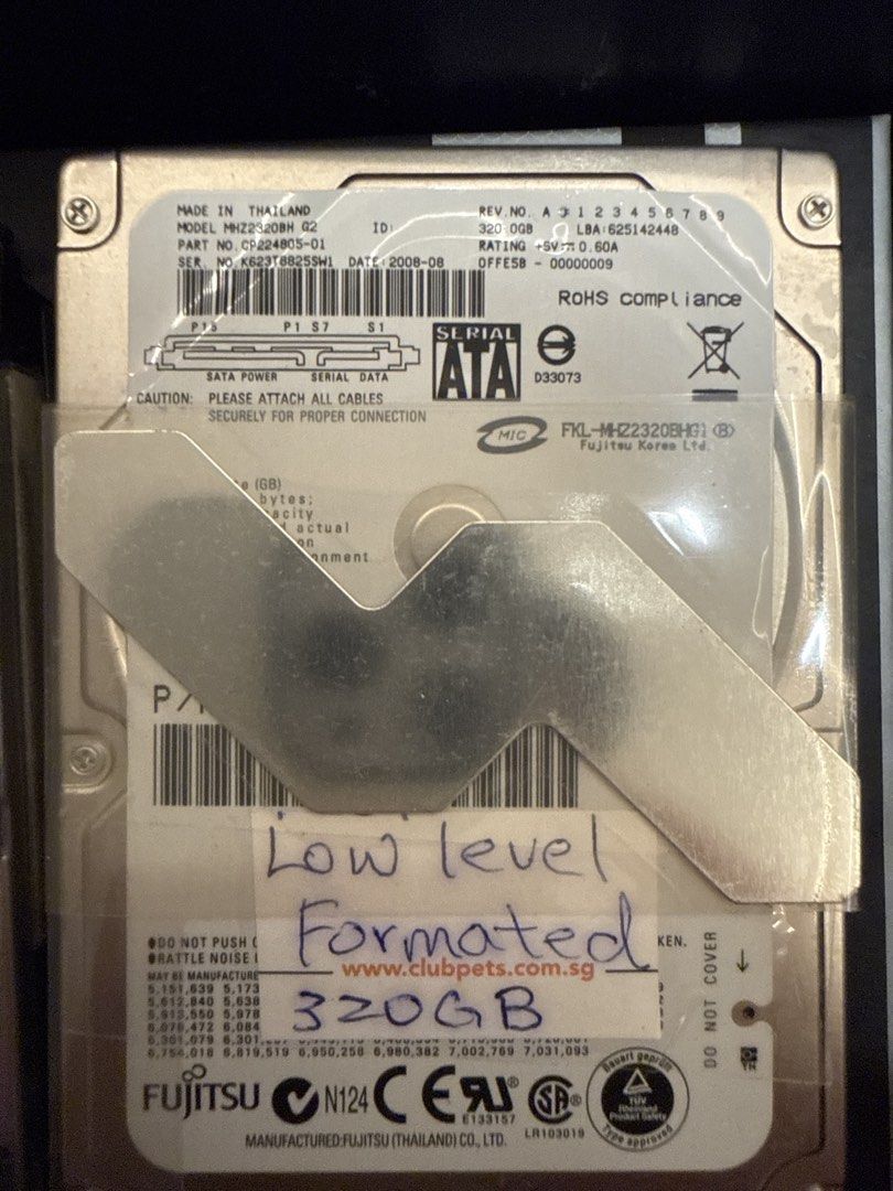 320gb 2.5inch HDD445932757321011201