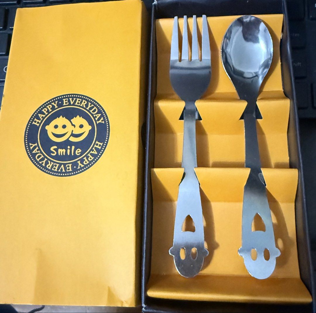 A pair of kids Fork and Spoon
